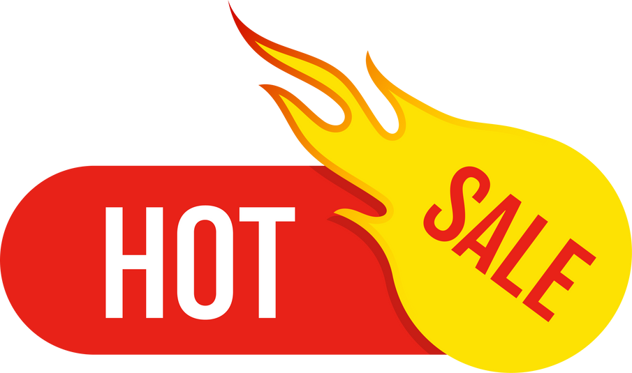 Hot Sale Sign Illustration